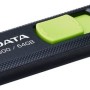 Memoria USB ADATA UC300 - 64GB - USB-C - Negro con Verde - ACHO-UC300-64G-RBK/GN