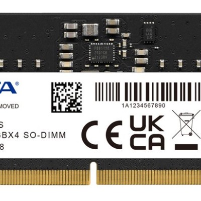 Memoria RAM ADATA AD5S480016G-S - DDR5 - 16GB - 4800MHz - SO-DIMM - Para Laptop - AD5S480016G-S