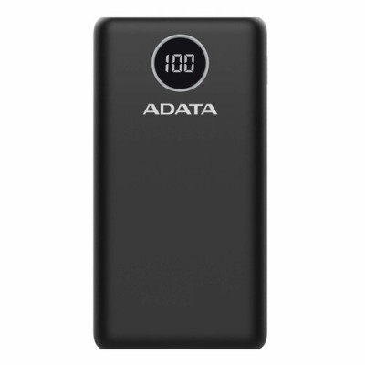 Power Bank ADATA P20000QCD - 20,000mAh - USB-A - USB-C - Negro - AP20000QCD-DGT-CBK