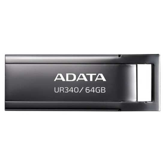 Memoria USB ADATA Royal UR340 - 64GB - USB 3.2 - Negro - AROY-UR340-64GBK