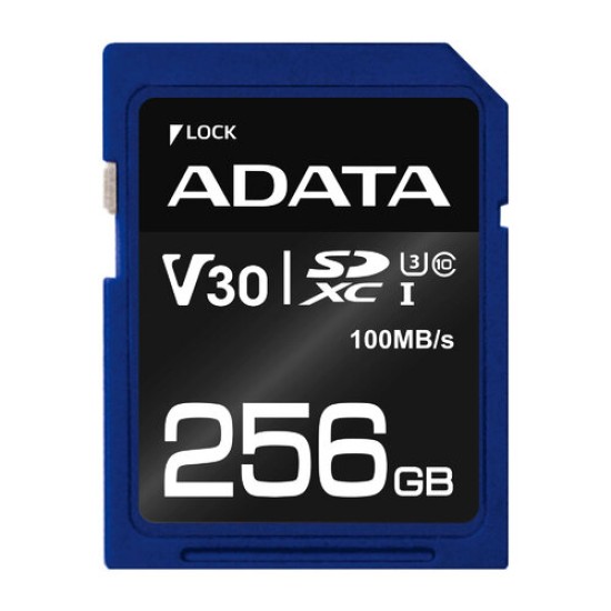 Memoria SDXC ADATA Premier Pro SDXC - 256GB - CL10 - ASDX256GUI3V30S-R