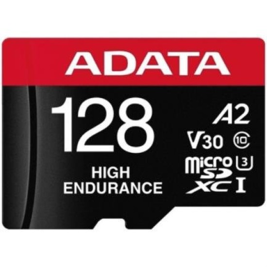 Memoria MicroSDXC ADATA High Endurance - 128GB - Clase 10 - UHS-I - AUSDX128GUI3V30SHA2R