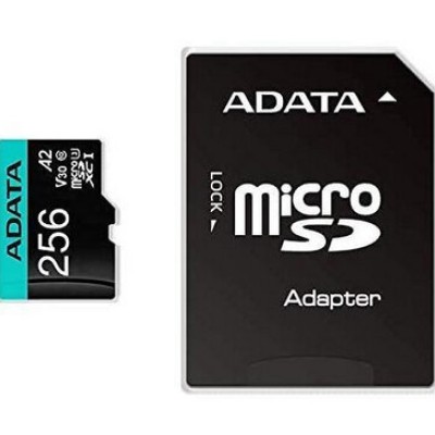 Memoria MicroSDXC ADATA Premier Pro - 256GB - Clase 10 - UHS-I - AUSDX256GUI3V30SA2-RA1