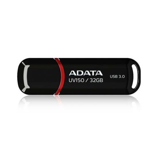 Memoria USB ADATA DashDrive UV150 - 32GB - USB 3.0 - Negro - AUV150-32G-RBK