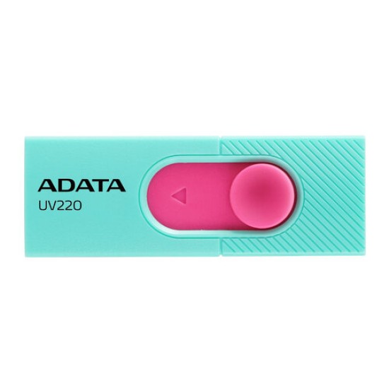 Memoria USB ADATA UV220 - 32GB - USB 2.0 - Turquesa/Rosa - AUV220-32G-RGNPK