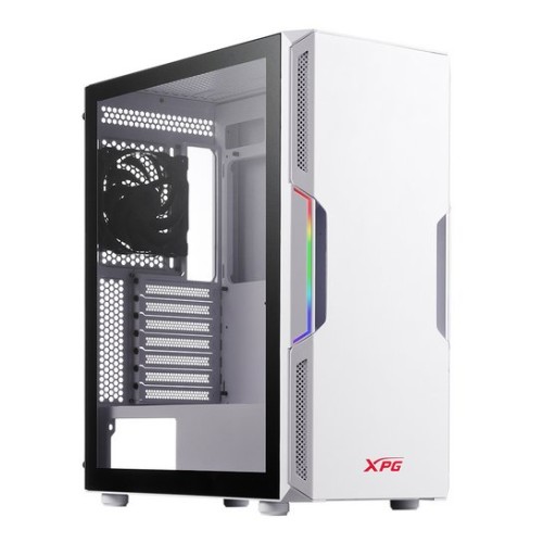 Gabinete Gamer ADATA XPG STARKER Blanco - Compatible ATX/Micro ATX/Mini ITX - Panel Lateral de Vidrio - STARKER-WHCWW