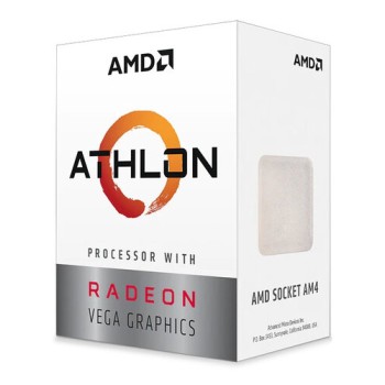 Procesador AMD Athlon 3000G 3.5GHz 2 Núcleos Socket AM4 Radeon Vega 3 YD3000C6FHBOX