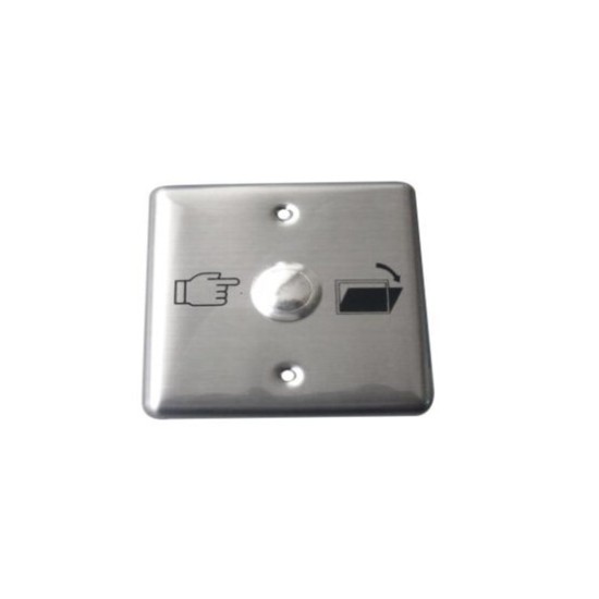 Botón de Salida Anviz AN-ACCK6 - 86 x 86 mm - Acero Inoxidable - Para Apertura de Puertas - Exterior - Compatible con AN-ACCK00 - AN-ACCK6