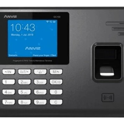 Terminal Biométrica Anviz AN-GC100 - 2.8" - 1,000 Huellas - 1,000 Tarjetas - 100,000 Registros - TCP/IP - AN-GC100