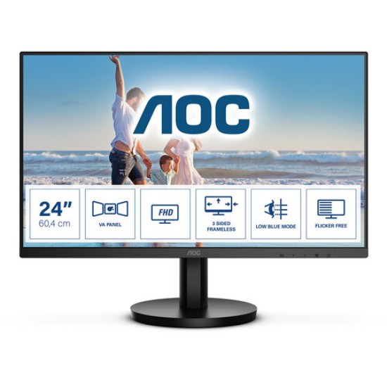 Monitor AOC 24B3HM - 23.8" - Full HD - HDMI - VGA - 24B3HM