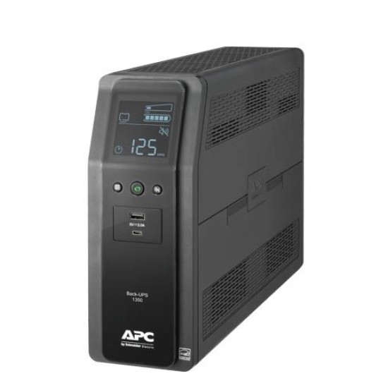 UPS APC Back-UPS PRO BR - 1350VA/810W - 10 Contactos - Línea interactiva - LCD - AVR - BR1350M2-LM