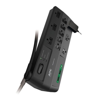Barra de Contactos APC Performance Surgearrest P11U2 - 11 Contactos - 2 Puertos USB - 120V  - P11U2