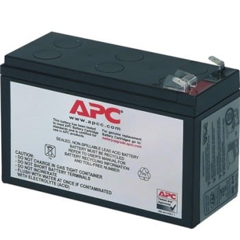 Batería de Reemplazo APC RBC17 - Compatible con UPS BR700G, BE750G-LM, BX800U-LM, BE650G1-LM - 108 VAh, 5 Años de Duración
