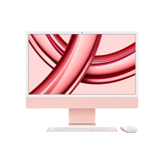 iMac - 24" - Chip M3 - 8GB - 512GB SSD - 10 GPU - macOS - Rosa - MQRU3E/A