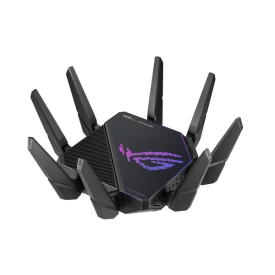 Router ASUS ROG Rapture GT-AX11000 Pro - 2.4/5/5GHz - 1148/4804Mbps - 5x RJ-45 - 8x Antenas - GT-AX11000 PRO