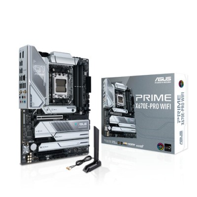 Tarjeta Madre ASUS PRIME X670E-PRO WIFI - Socket AM5 - 4800/5200/6400+(OC)MHz - HDMI - DisplayPort - USB 2.0/3.2 - ATX - PRIME X670E-PRO WIFI