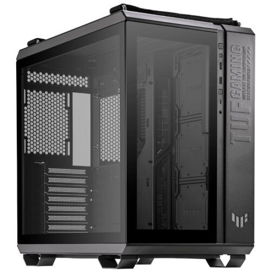 Gabinete Gamer ASUS TUF Gaming GT502 - Media Torre - ATX/Micro ATX/Mini ITX - Panel Lateral - GT502/BLK/TG//