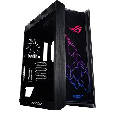 Gabinete Gamer ASUS ROG Strix Helios GX601 - Media Torre - E-ATX/ATX/Micro ATX/Mini-ITX - Panel Lateral - RGB - Negro - GX601 ROG STRIX HELIOS CASE/BK