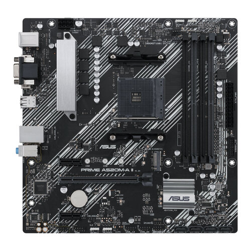 Tarjeta Madre ASUS PRIME A520M-A II/CSM - Socket AM4 - DDR4 128GB - Micro ATX