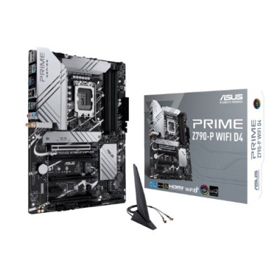 Tarjeta Madre Asus PRIME Z790-P WIFI D4 - Socket 1700 - 4xDDR4 - 2133/4000(OC)/5333(OC) MHz - HDMI - DisplayPort - M.2 - USB 2.0/3.2 - ATX - PRIME Z790-P WIFI D4