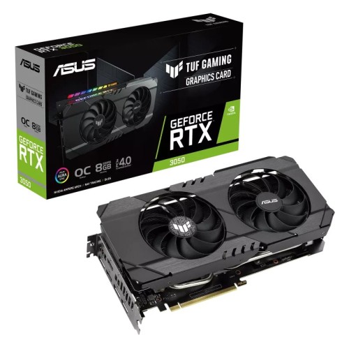 Tarjeta de Video ASUS TUF Gaming GeForce RTX 3050 OC Edition 8GB GDDR6 PCI-E 4.0 Tarjeta de Video ASUS TUF Gaming GeForce RTX 3050 OC Edition 8GB GDDR6 PCI-E 4.0