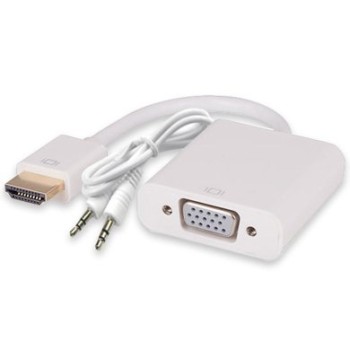 Convertidor  HDMI a VGA Brobotix - HDMI, VGA (d-sub), Color Blanco - 110964B