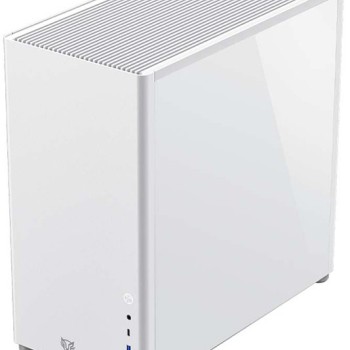 Gabinete Gamer Balam Rush ERIS FROST Blanco - Media Torre ATX/Micro ATX/Mini ITX - Panel Lateral de Vidrio - Modelo BR-935678