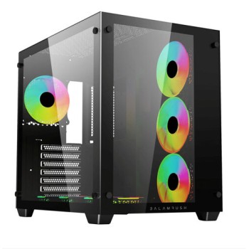 Gabinete Gamer Balam Rush Tank Pro GM930 - Micro Torre - Micro ATX/Mini-ITX - 4x Ventiladores - Panel Lateral - BR-935944