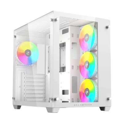 Gabinete Gamer Balam Rush Tank Pro GM930 - Media Torre - Micro ATX/Mini-ITX - Panel Lateral - BR-935951