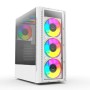 Gabinete Gamer Balam Rush DRAGONFLY II CRYSTAL GM745 - Media Torre - ATX/Micro ATX/Mini ITX - Panel Lateral - Blanco - BR-935975