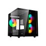 Gabinete Gamer Balam Rush Tank Pro Evo GM955 - Mini Torre - Micro ATX/ITX - 3 Ventiladores - Panel Lateral - BR-937320