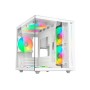 Gabinete Gamer Balam Rush Tank Pro Evo GM955 - Mini Torre - Micro ATX/ITX - 3 Ventiladores - Panel Lateral - Blanco - BR-937337