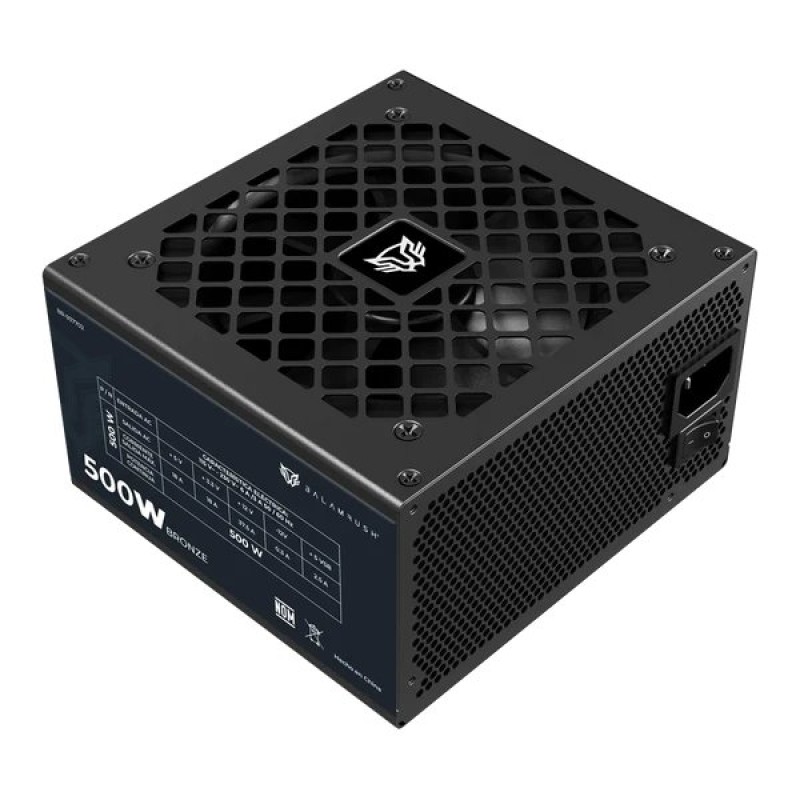 Fuente de Poder Balam Rush GR BURST GR500B - 500W - ATX - 24-pin - 4 SATA - 80 PLUS Bronze - BR-937702