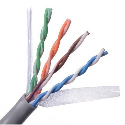Bobina de Cable Belden Cat6 305M 23 AWG Gris Modelo 2412 008A1000