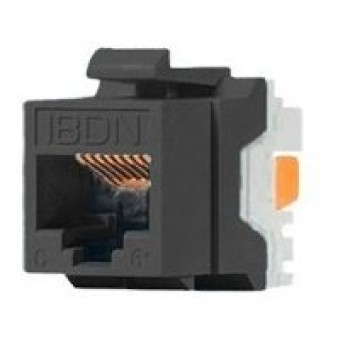 Jack Belden - Cat6 - RJ-45 - Negro - AX101321