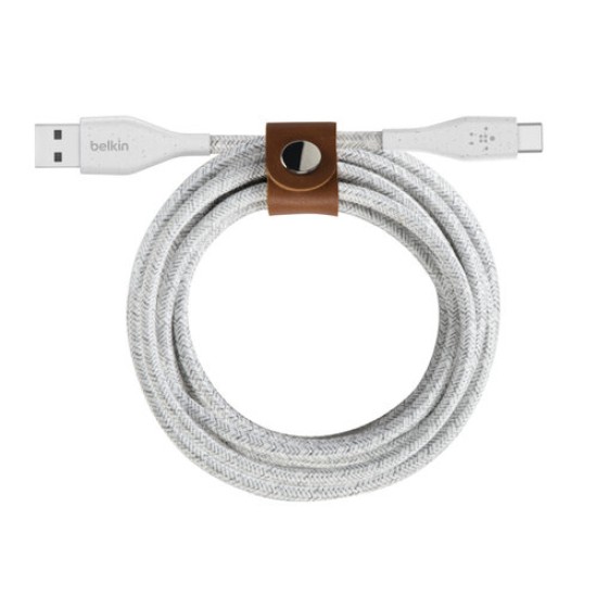 Cable de carga Belkin DuraTek Plus - USB-A a USB-C - Blanco - F2CU069bt04-WHT