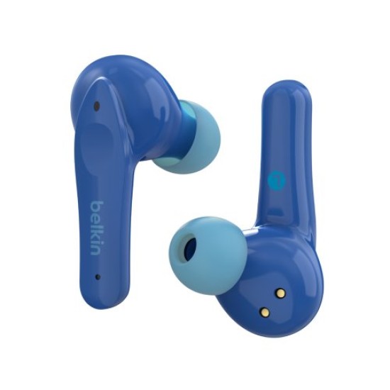Auriculares Belkin SoundForm Nano - Inalámbrico - Bluetooth - Micrófono - Para Niños - Azul - PAC003btBL