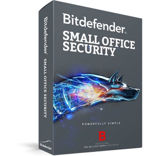 Antivirus Bitdefender Small Office Security - 5 PC + 1 Servidor + 1 Consola Cloud - 1 Año - Caja - TMBD-052