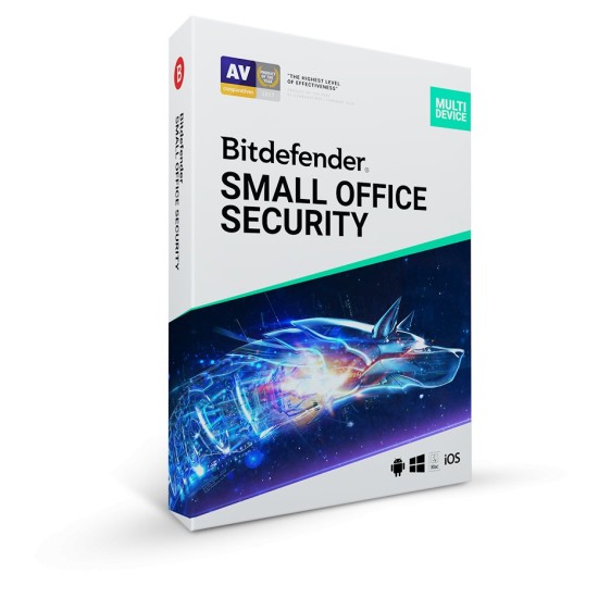 Antivirus Bitdefender Small Office Security - 20 Dispositivos - 1 Servidor - 1 Consola Cloud - 1 Año - TMBD-354
