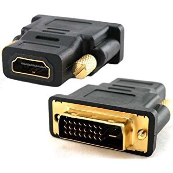 Adaptador BRobotix 103750 - DVI-d a HDMI - Negro - 103750