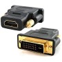 Adaptador BRobotix 103750 - DVI-d a HDMI - Negro - 103750