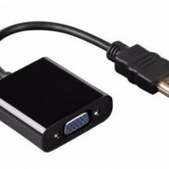 Convertidor HDMI a VGA BRobotix 1080p Full HD Plug and Play - Modelo 110910N Negro Convertidor HDMI a VGA BRobotix 1080p Full HD Plug and Play - Modelo 110910N Negro