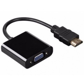 Convertidor de video BRobotix HDMI a VGA color negro - 110910N