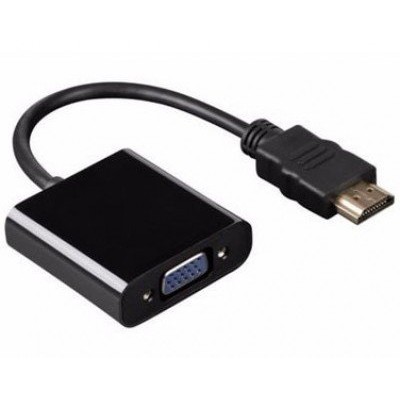 Convertidor de video BRobotix HDMI a VGA color negro - 110910N