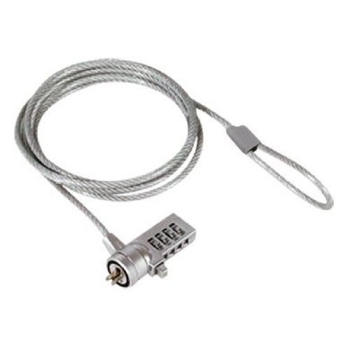 Candado de Seguridad para Laptop BROBOTIX - Combinación Plata - Modelo 128899