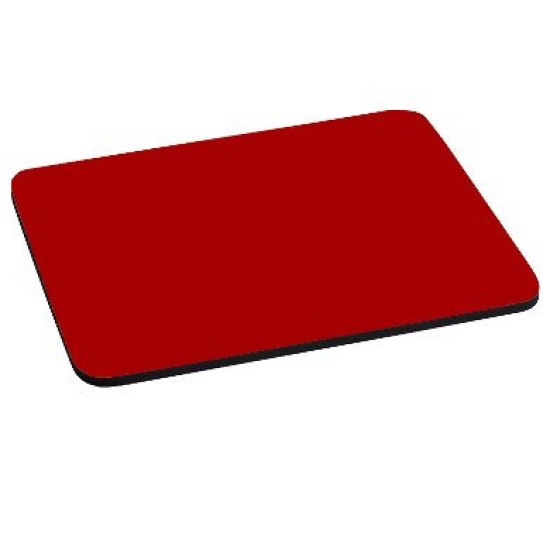 Mousepad BRobotix 144755-9 - 22.5 x 18.5cm - Ultra Delgado - Rojo - 144755-9