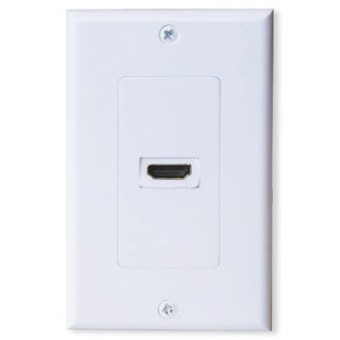 Tapa HDMI BROBOTIX 1 Puerto Blanco para Conexiones HDMI - Modelo 163225