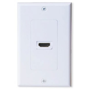 Tapa HDMI BRobotix 163225 - 1 Puerto - HDMI Hembra - Blanco - 163225