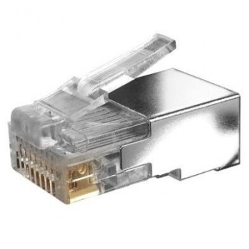 Plug Modular BRobotix 177077 - RJ45 - 100 Piezas - 1000 Mbps - Cat5e - 177077