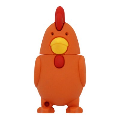 Memoria USB BRobotix - 32GB - USB 2.0 - Gallo Naranja - 190432-15